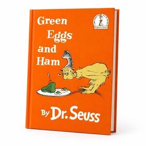 Dr. Seuss Green Eggs and Ham Hardcover Beginner Book Excellent